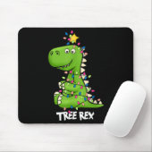 Tree Rex Funny Xmas Trex Boys Toddler Christmas Di Mousepad (Mit Mouse)