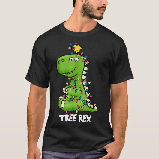 Tree Rex Funny Xmas Trex Boys Toddler Christmas Di T-Shirt (Vorderseite)