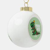 Tree Rex Keramik Kugel-Ornament (Links)