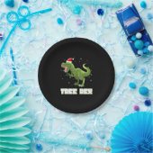 Tree Rex T-Rex Weihnachten Pappteller (Party)