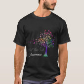 Tree Ribbon Charcot Marie Tooth Bewusstsein T-Shirt (Vorderseite)
