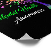 Tree Ribbon Mental Health Awareness Poster (Ecke)