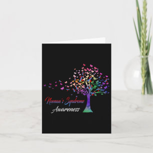 Tree Ribbon Noonans Syndrom Bewusstsein Karte