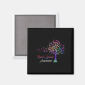 Tree Ribbon Noonans Syndrom Bewusstsein Magnet (Vorderseite/Rückseite)