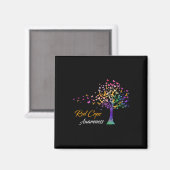 Tree Ribbon RSD CRPS Awareness Magnet (Vorderseite/Rückseite)