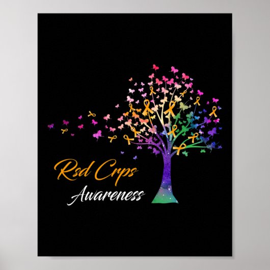 Tree Ribbon RSD CRPS Awareness Poster (Vorne)