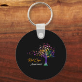 Tree Ribbon Rsd Crps Bewusstsein Schlüsselanhänger (Vorderseite)