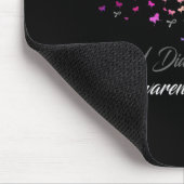 Tree Ribbon Typ 1 Diabetes Mousepad (Ecke)