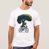 Tree Riding a Bicycle T-Shirt (Vorderseite)