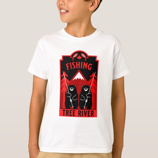 Tree River Fishing Canada T-Shirt (Vorderseite)