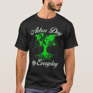 Tree Root Arbor Day Jeden Happy Day Liebe T-Shirt