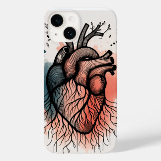 Tree Root Heart - Seele baumelnde Kunst Case-Mate iPhone 14 Hülle