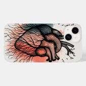 Tree Root Heart - Seele baumelnde Kunst Case-Mate iPhone Hülle (Rückseite (Horizontal))