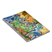 Tree Roots (1890) botanische Kunst Van Gogh Spiral Notizblock (Rechte Seite)