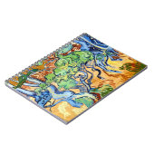 Tree Roots (1890) botanische Kunst Van Gogh Spiral Notizblock (Linke Seite)