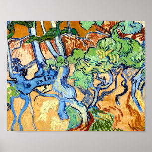 Tree Roots (1890) Vincent Van Gogh botanische Kuns Poster
