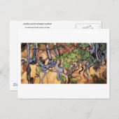 Tree Roots and Trunks (F816)Van Gogh Fine Art Postkarte (Vorne/Hinten)