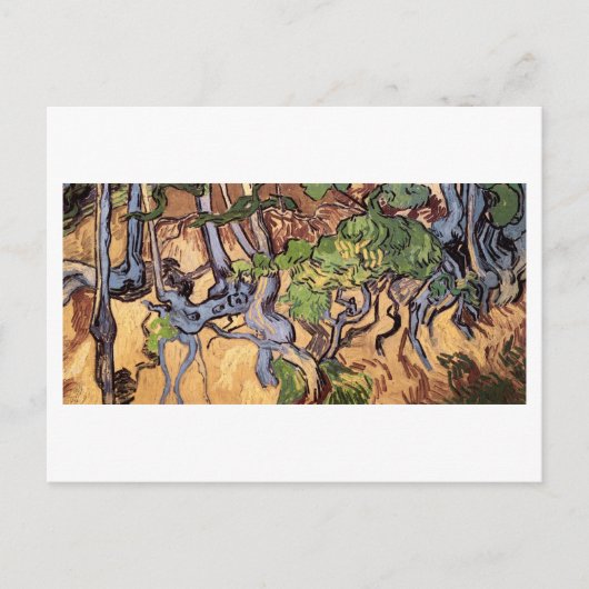 Tree Roots and Trunks (F816)Van Gogh Fine Art Postkarte (Vorderseite)