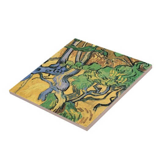Tree Roots and Trunks von Vincent van Gogh Fliese (Seite)