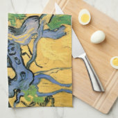 Tree Roots and Trunks von Vincent van Gogh Geschirrtuch (Viertel Falte)