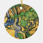 Tree Roots and Trunks von Vincent van Gogh Keramik Ornament (Vorne)