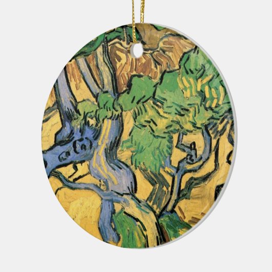 Tree Roots and Trunks von Vincent van Gogh Keramik Ornament (Links)