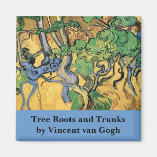 Tree Roots and Trunks von Vincent van Gogh Magnet