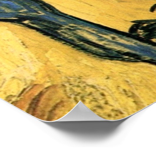 Tree Roots and Trunks von Vincent van Gogh Poster (Ecke)