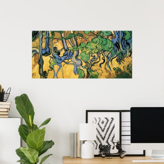 Tree Roots and Trunks von Vincent van Gogh Poster (Heimbüro)