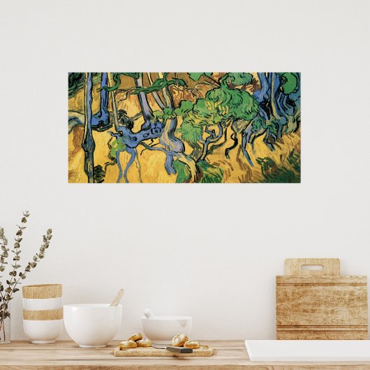 Tree Roots and Trunks von Vincent van Gogh Poster (Küche)
