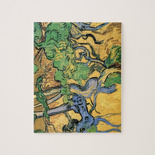 Tree Roots and Trunks von Vincent van Gogh Puzzle (Vertikal)