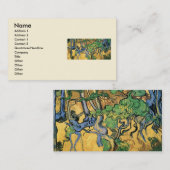 Tree Roots and Trunks von Vincent van Gogh Visitenkarte (Vorne/Hinten)