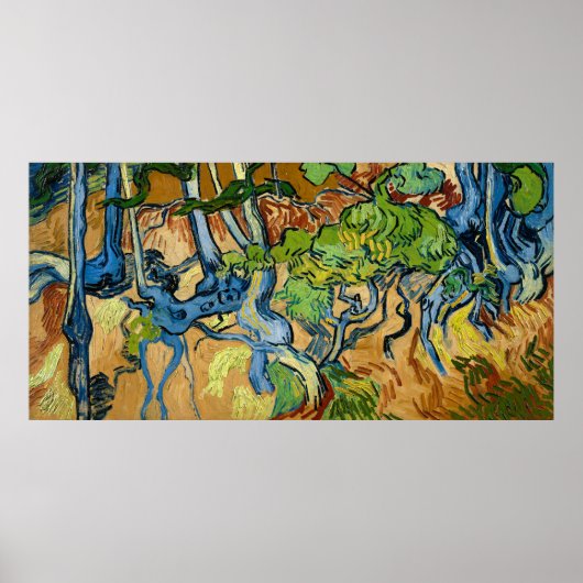 Tree Roots von Vincent van Gogh (Juli 1890) Poster (Vorne)
