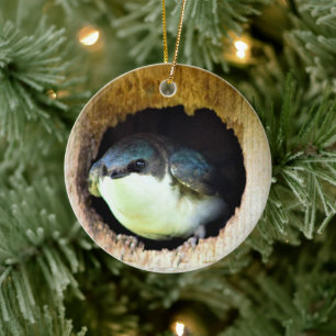 Tree Schlucken Keramik Ornament