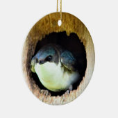 Tree Schlucken Keramik Ornament (Rechts)