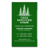 Tree Service Business Card Magnet (Vorderseite Vertikal)