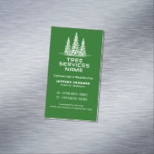 Tree Service Business Card Magnet (Beispiel)
