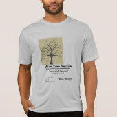 Tree Service Business Card T-Shirt (Vorderseite)