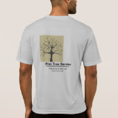 Tree Service Business Card T-Shirt (Rückseite)