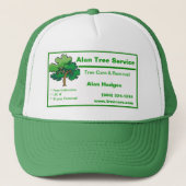 Tree Service Business Card Truckerkappe (Vorderseite)