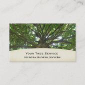 Tree Service Business Card Visitenkarte (Vorderseite)