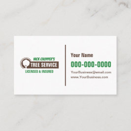 Tree Service Business Card Visitenkarte