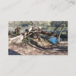 Tree Service Business Card Visitenkarte