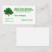 Tree Service Business Card Visitenkarte (Vorne/Hinten)