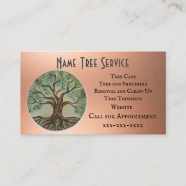 Tree Service Business Card Visitenkarte