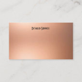 Tree Service Business Card Visitenkarte (Rückseite)