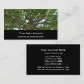 Tree Service Business Card Visitenkarte (Vorne/Hinten)