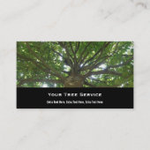 Tree Service Business Card Visitenkarte (Vorderseite)