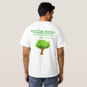 Tree Service Business T-Shirt (Schwarz voll)