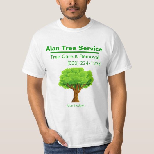 Tree Service Business T-Shirt (Vorderseite)